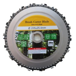 ΔΙΣΚΟΣ ΚΟΠΗΣ ΧΟΡΤΟΚΟΠΤΙΚΟΥ ΓΙΑ ΞΥΛΟ 235Χ25,4