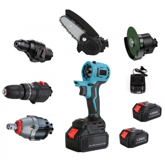 ΕΠΑΝΑΦΟΡΤΙΖΟΜΕΝΟ ΠΟΛΥΕΡΓΑΛΕΙΟ 5 ΣΕ 1 (ΔΡΑΠΑΝΟ-ΤΡΟΧΟΣ-ΜΠΟΥΛΟΝΟΚΛΕΙΔΟ-ΑΛΥΣΟΠΡΙΟΝΟ-ΣΚΑΠΤΙΚΟ ΚΡΟΥΣΤΙΚΟ) 36V ΜΕ 2 ΜΠΑΤΑΡΙΕΣ