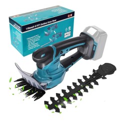 Ασύρματο ψαλίδι μπορντούρας και γρασίδι 2 σε 1 συμβατό με 2  μπαταρίες 48V 3AH φορητό ηλεκτρικό ψαλίδι μπορντούρας Yofuly για θάμνους, κήπο, γρασίδι, γκαζόν 