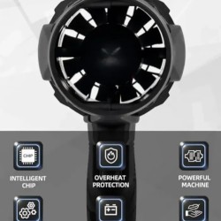 SHUO GUO TOOLS Φυσητήρας Μπαταρίας 48V Μπλε