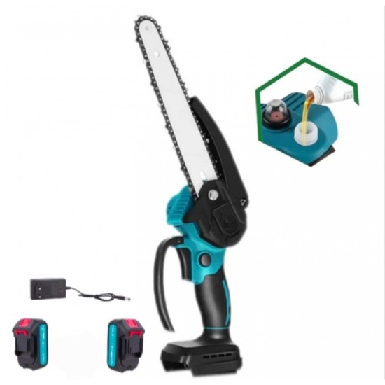 Αλυσοπρίονο Μπαταρίας 36V Με 2 Μπαταρίες 2.0Ah, Αυτόματη Λίπανση & Αλυσίδα - Ισχύς 700W