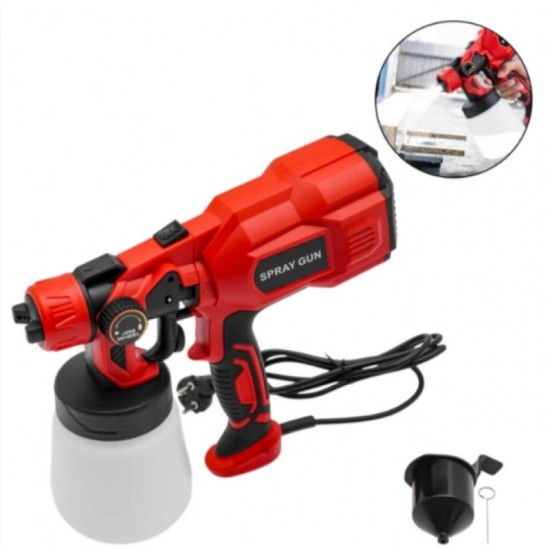 Ηλεκτρικό Πιστόλι Βαφής 550W με Δοχείο 0.8lt ZS18