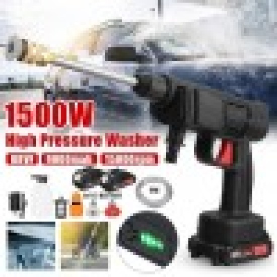 Επαναφορτιζόμενο Φορητό Πιστόλι Πλυσίματος 200W Mε Πίεση 30bar Kαι X1 Μπαταρία 88V