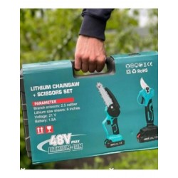 Επαναφορτιζόμενο Αλυσοπρίονο & Ψαλίδι Μπαταρίας 48V Με Αυτονομία Και Ακρίβεια Κοπής