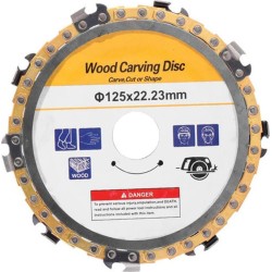 Δίσκος Κοπής Ξύλου με Αλυσίδα Wood Carving Disc 125mm